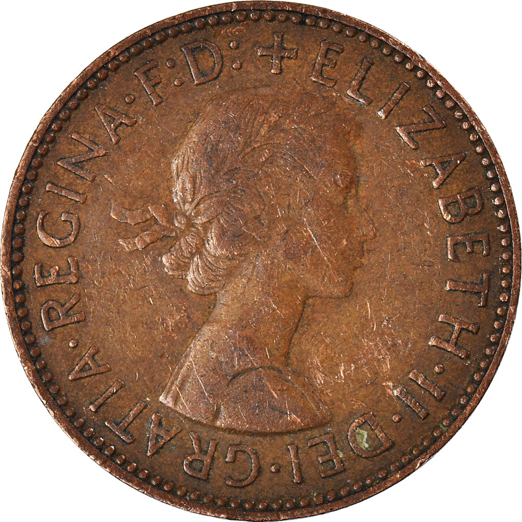 Moeda, Grã-Bretanha, 1/2 Penny, 1959