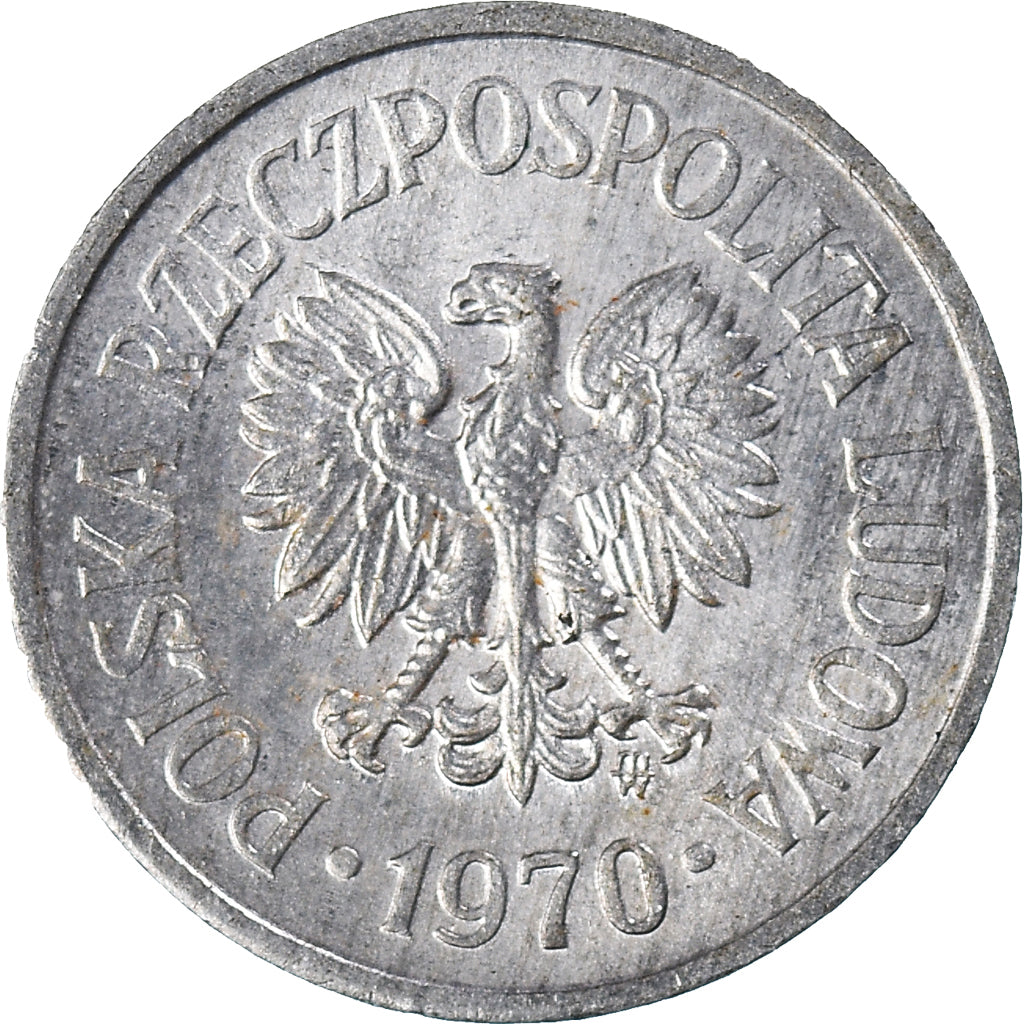 Münze, Polen, 10 Groszy, 1970