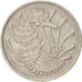 Coin, Singapore, 10 Cents, 1968, EF(40-45), Copper-nickel, KM:3