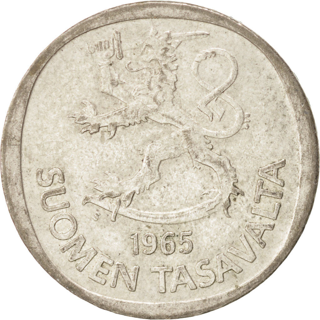 Finlandia, Markka, 1965, BB, Argento, KM:49