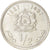 Coin, Morocco, al-Hassan II, 1/2 Dirham, 1987, MS(63), Copper-nickel, KM:87