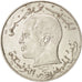 TUNISIA, 1/2 Dinar, 1968, Paris, KM #291, EF(40-45), Nickel, 11.88