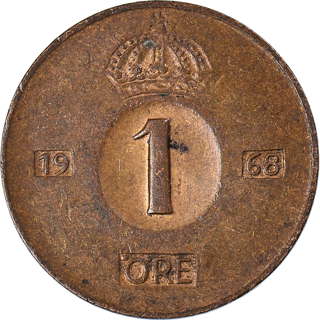 Moeda, Suécia, Ore, 1968