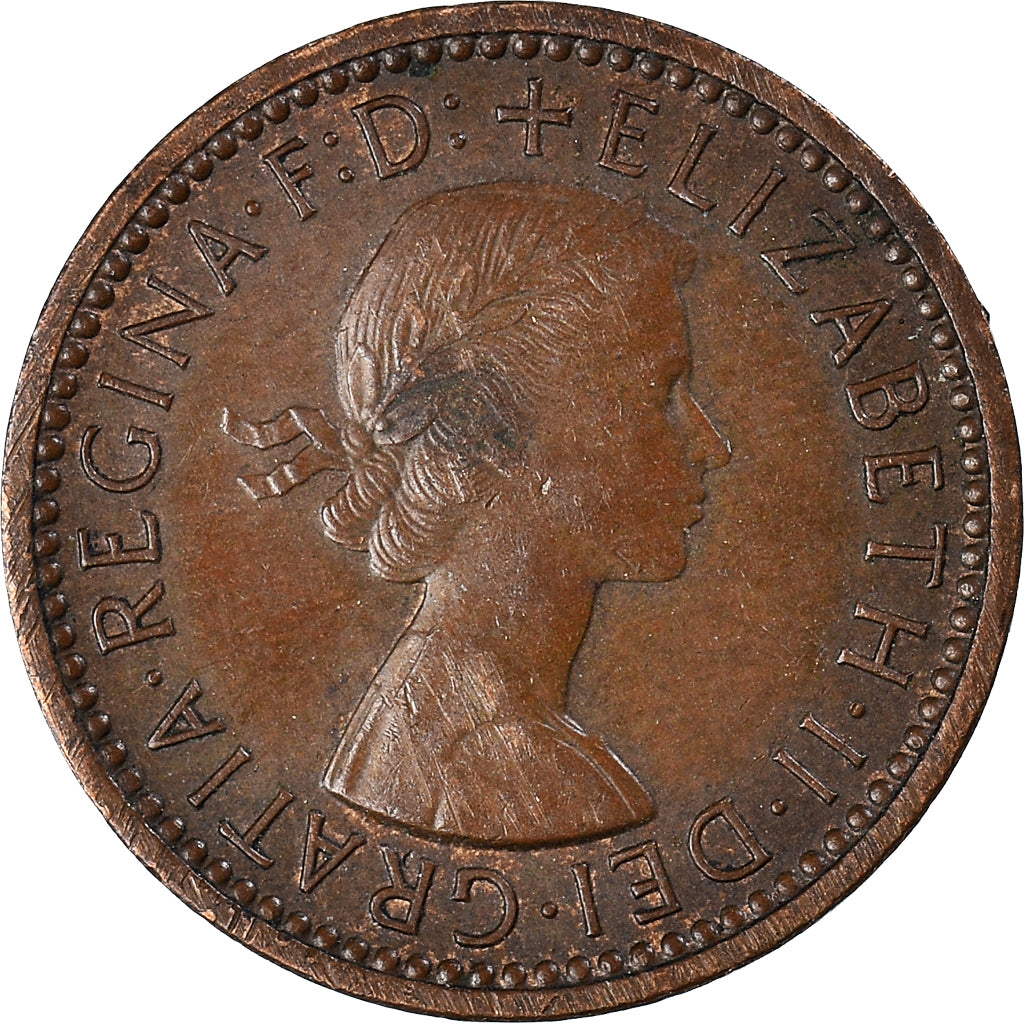 Monnaie, Grande-Bretagne, Farthing, 1954