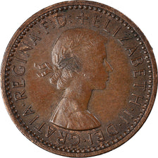 Monnaie, Grande-Bretagne, Farthing, 1954