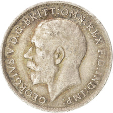 Coin, Great Britain, George V, 3 Pence, 1918, AU(55-58), Silver, KM:813