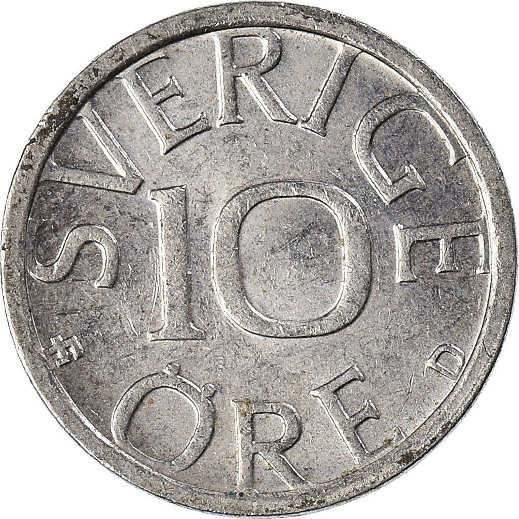 Moeda, Suécia, 10 Öre, 1990