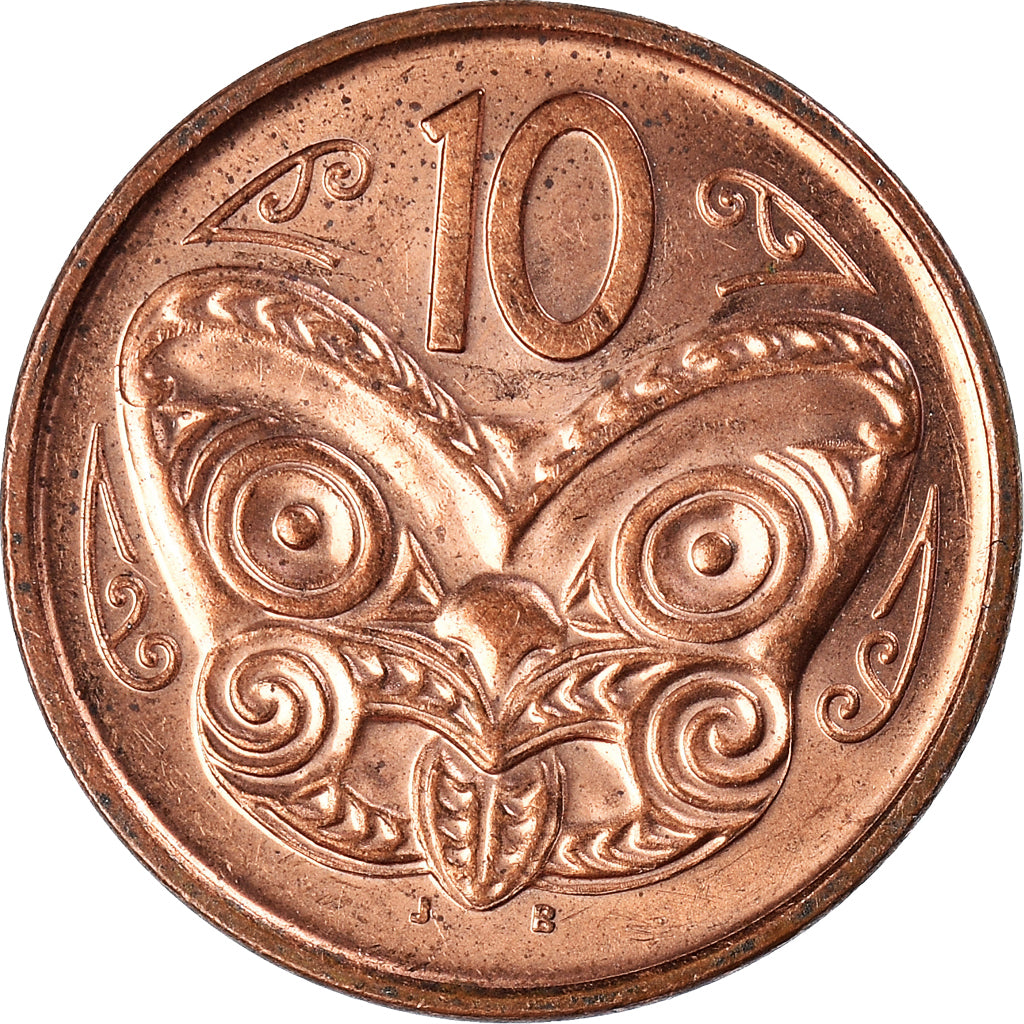 Münze, Neuseeland, 10 Cents, 2012