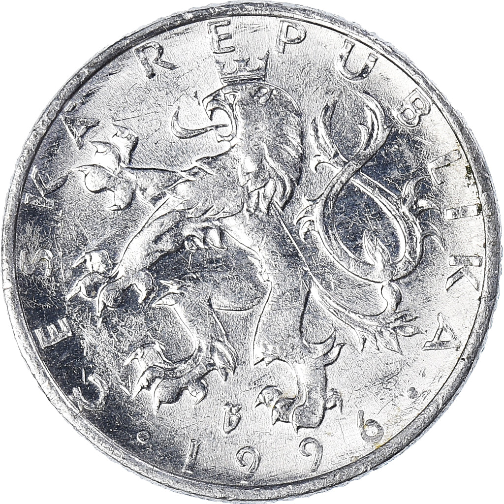 Monnaie, République Tchèque, 50 Haleru, 1996