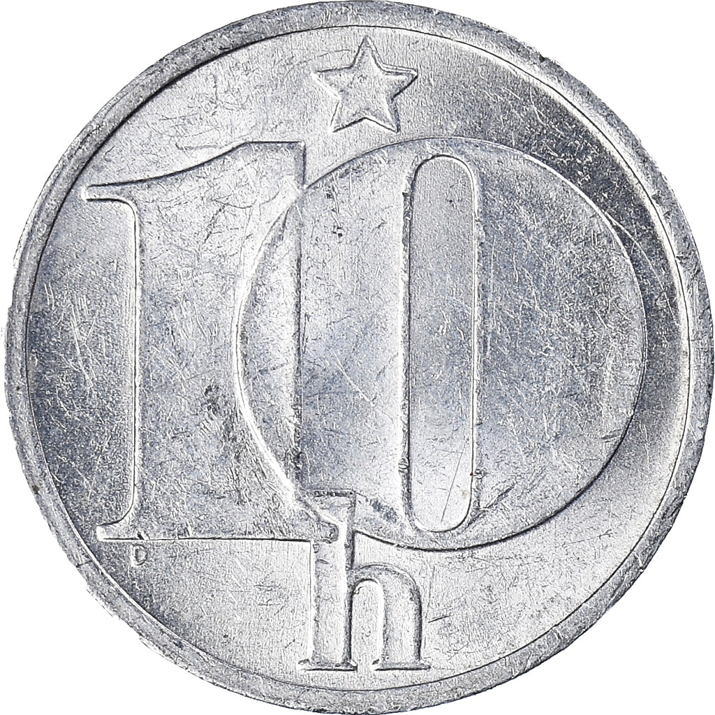 Coin, Czechoslovakia, 10 Haleru, 1979