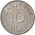 Monnaie, Danemark, 10 Öre, 1955