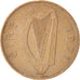 Moneta, REPUBLIKA IRLANDII, Penny, 1971, EF(40-45), Bronze, KM:20