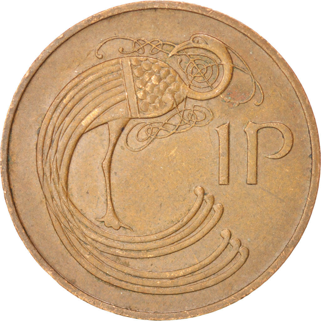Coin, IRELAND REPUBLIC, Penny, 1971, EF(40-45), Bronze, KM:20