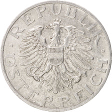 AUSTRIA, 2 Schilling, 1946, KM #2872, AU(50-53), Aluminum, 28, 2.79