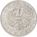 AUSTRIA, 2 Schilling, 1946, KM #2872, AU(50-53), Aluminum, 28, 2.79