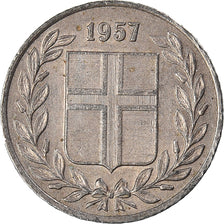 Münze, Iceland, 25 Aurar, 1957