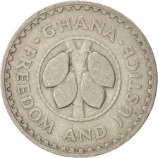 Moneta, Ghana, 20 Pesewas, 1967, BB, Rame-nichel, KM:17