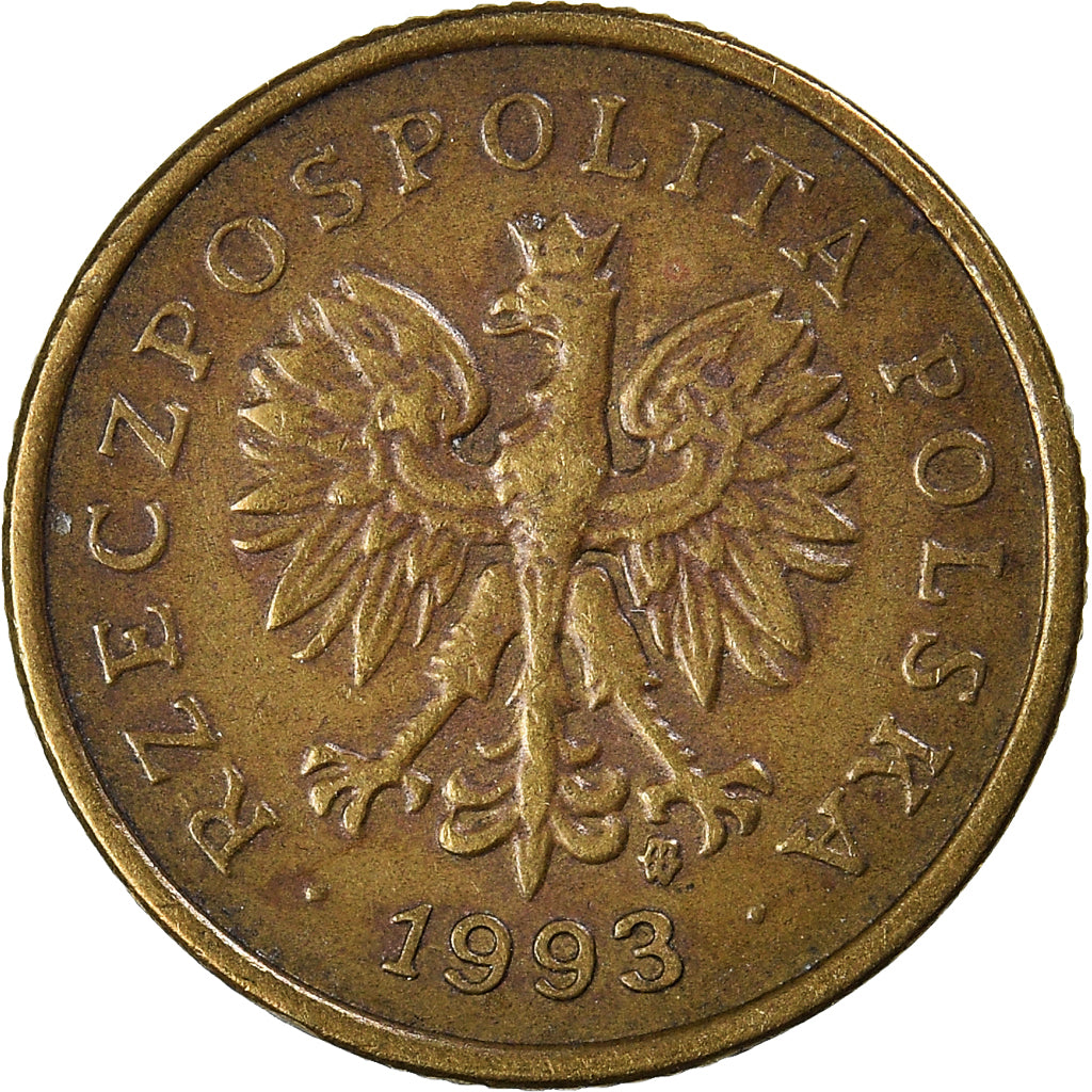 Monnaie, Pologne, 5 Groszy, 1993