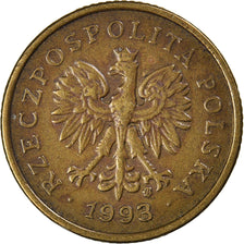 Monnaie, Pologne, 5 Groszy, 1993
