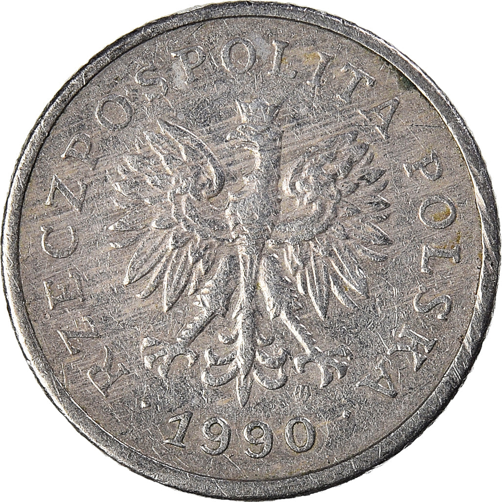 Coin, Poland, 20 Groszy, 1990