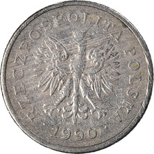 Coin, Poland, 20 Groszy, 1990