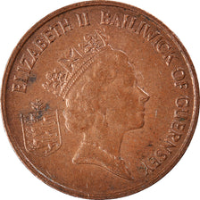 Moneta, Guernsey, Penny, 1994