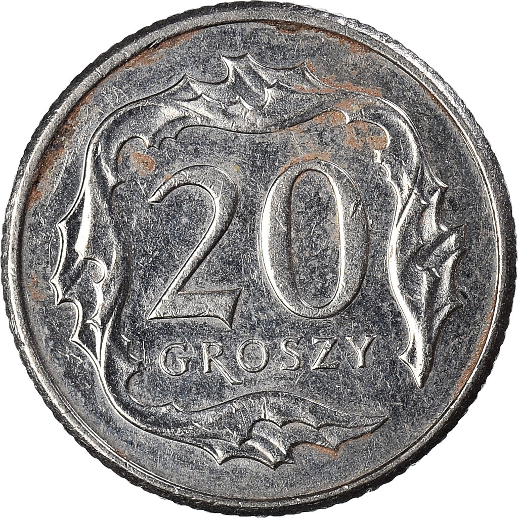 Moneda, Polonia, 20 Groszy, 2014