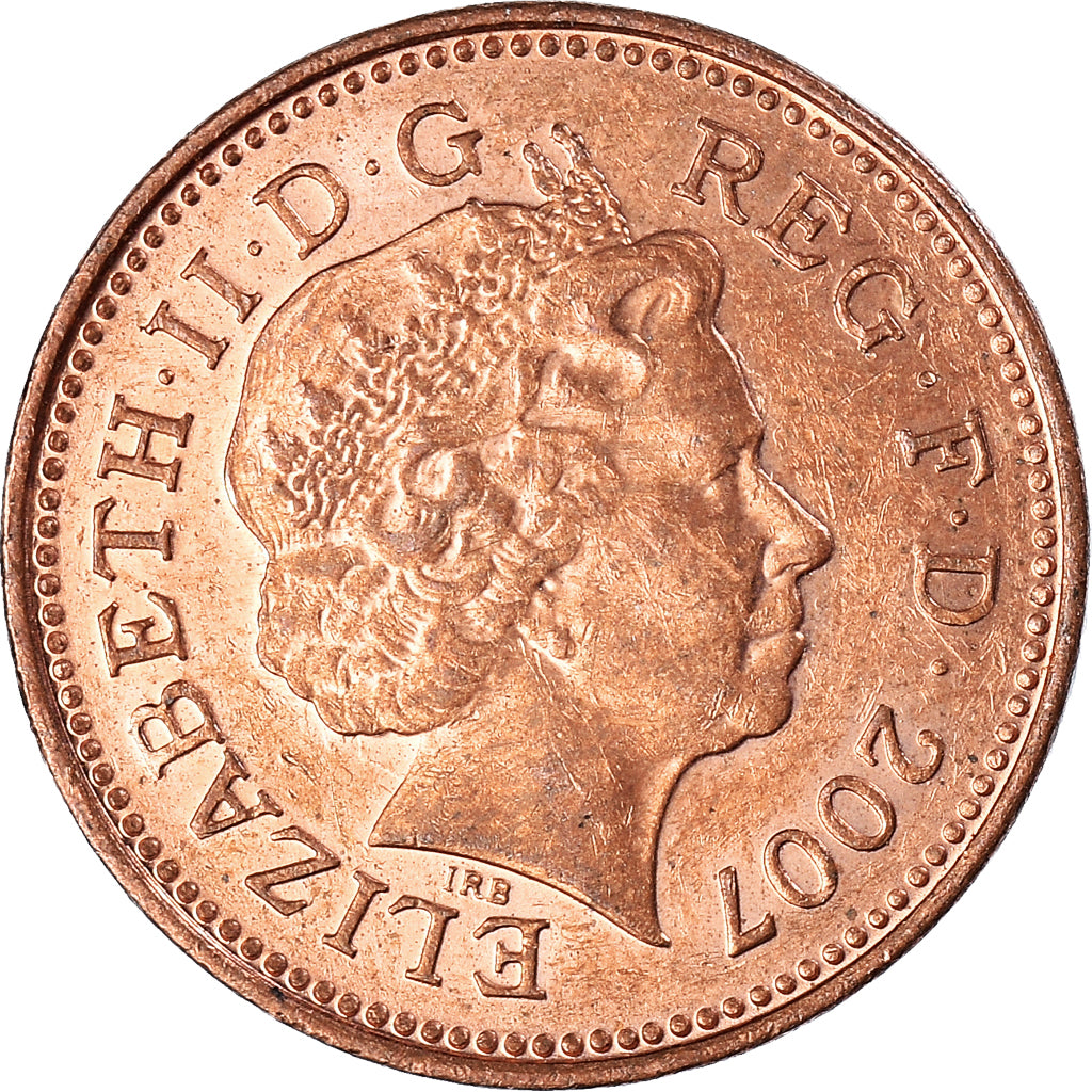 Coin, Great Britain, Penny, 2007