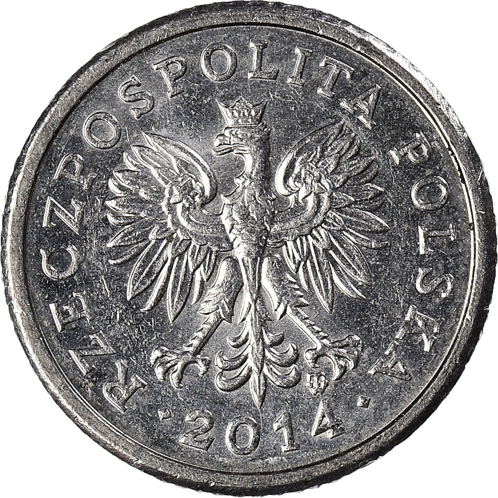 Monnaie, Pologne, 10 Groszy, 2014