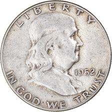 Moneta, Stati Uniti, Franklin Half Dollar, Half Dollar, 1952, U.S. Mint