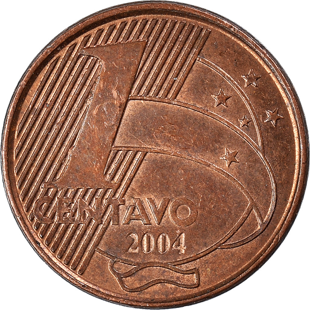 Monnaie, Brésil, Centavo, 2004