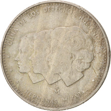 Moneda, República Dominicana, 25 Centavos, 1984, Mexico City, MBC, Cobre -