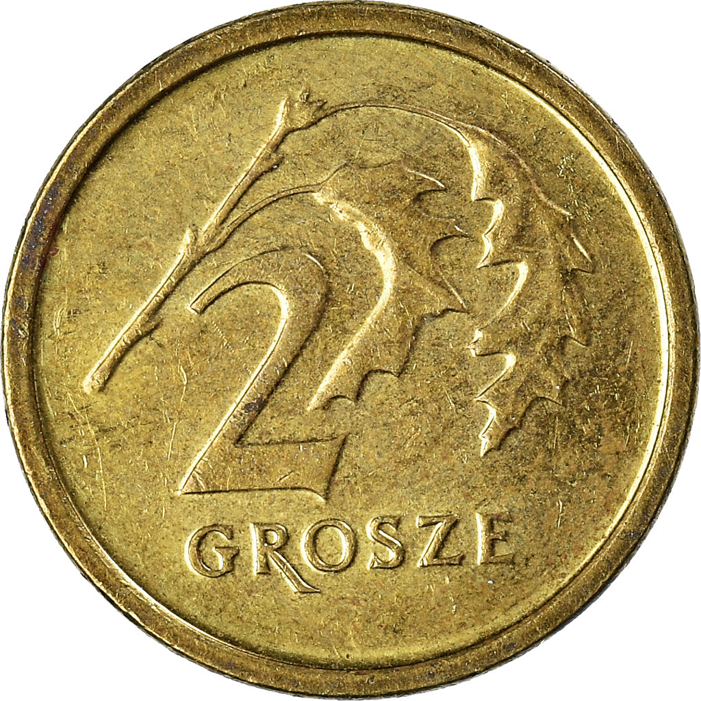 Moneta, Polonia, 2 Grosze, 2014
