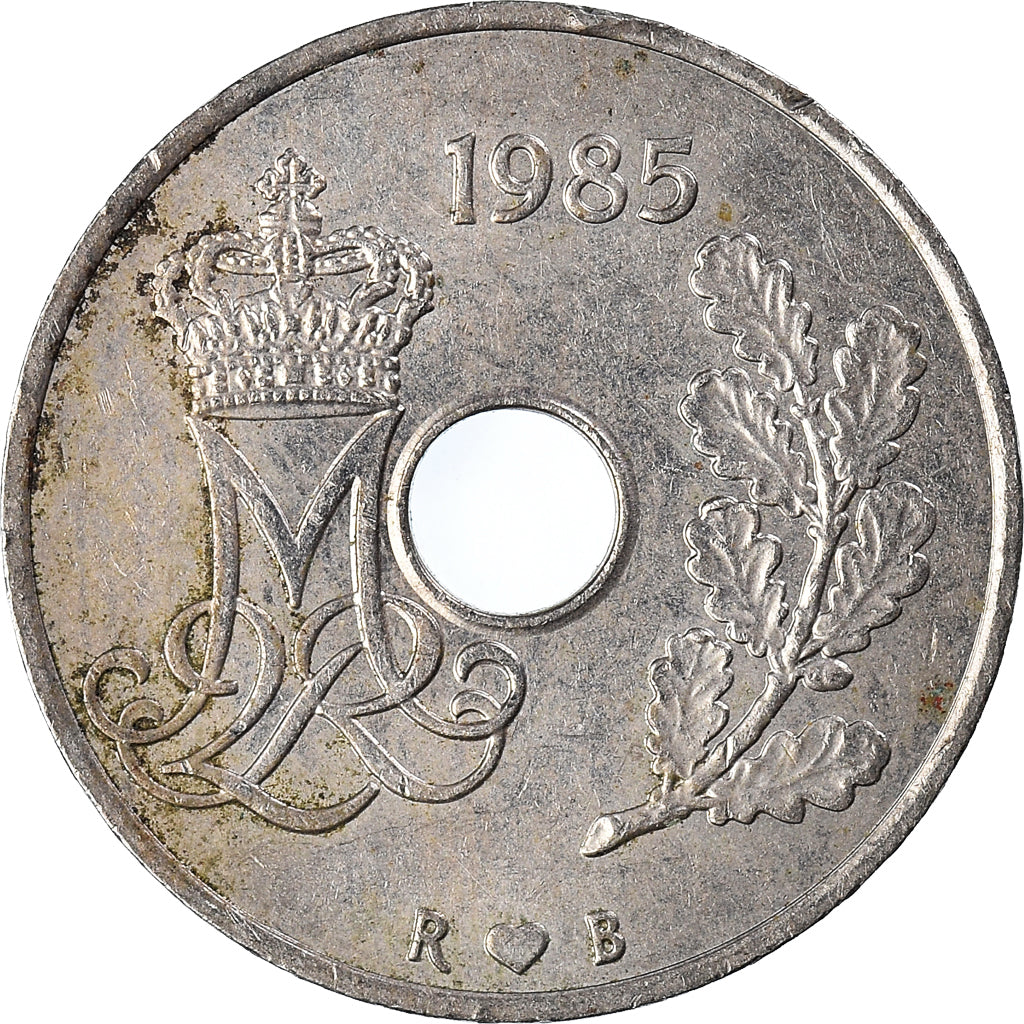 Monnaie, Danemark, 25 Öre, 1985