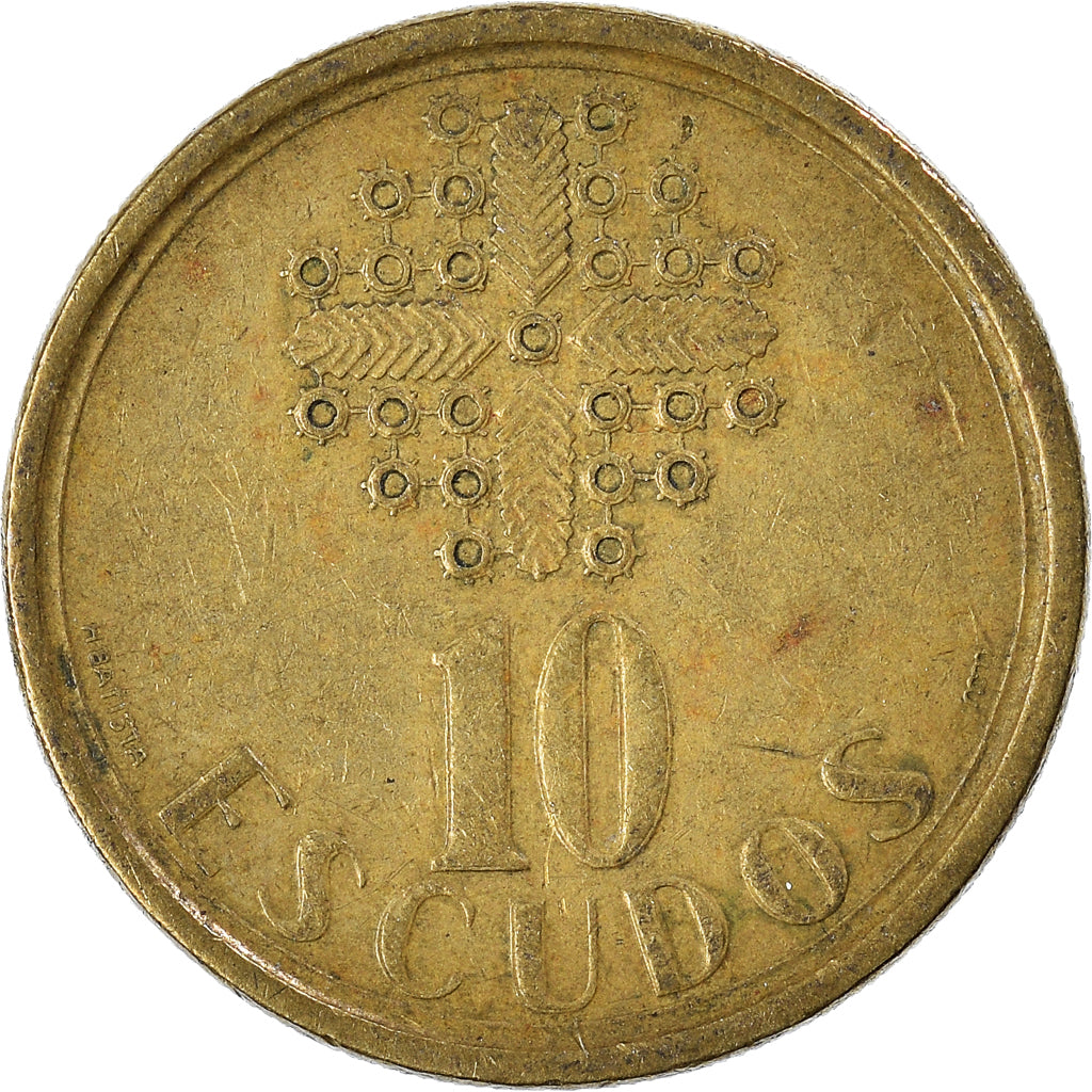 Coin, Portugal, 10 Escudos, 1988