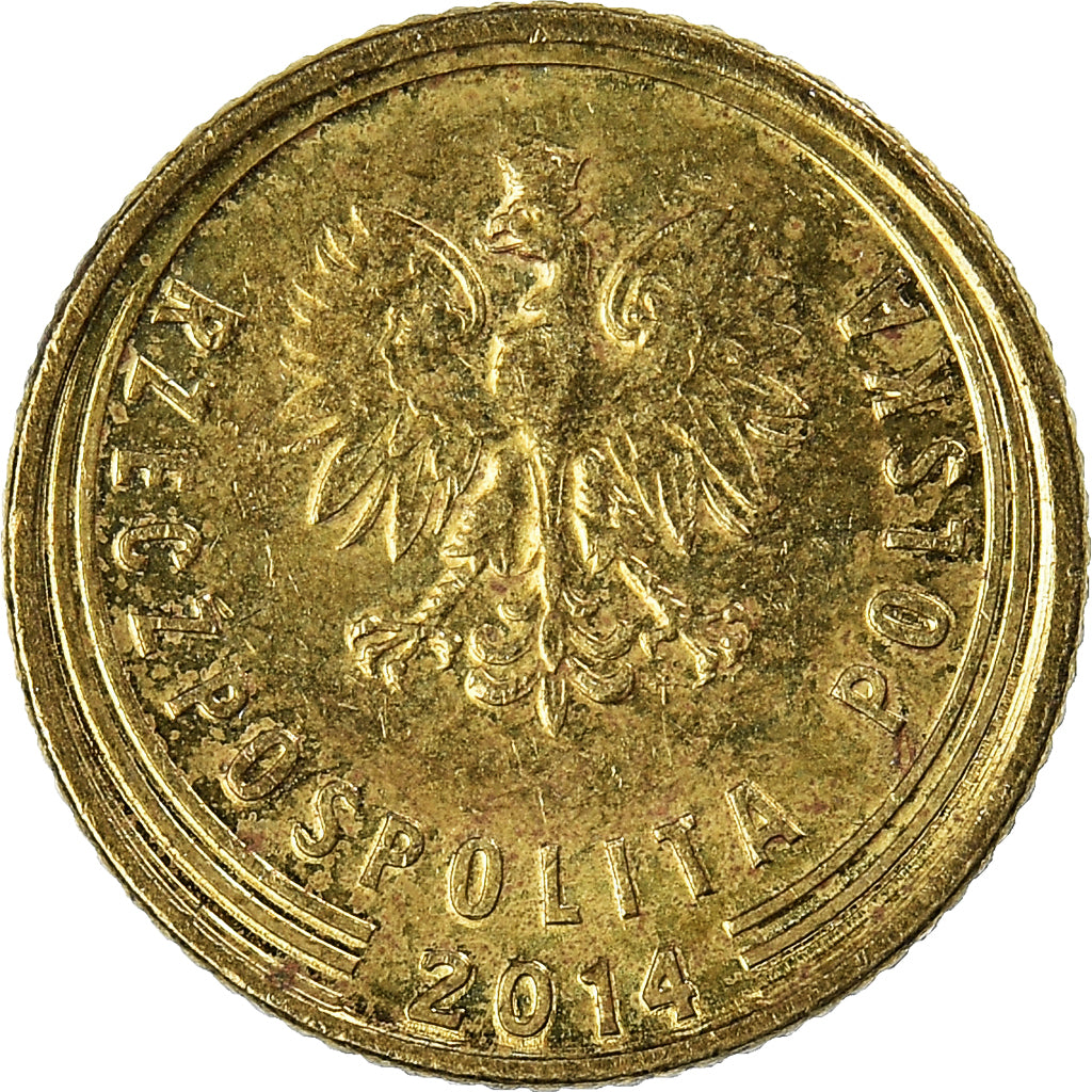 Moneta, Polonia, Grosz, 2014