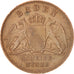 GERMAN STATES, Kreuzer, 1863, KM #242, AU(50-53), Copper, 21.6, 4.18