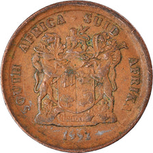Coin, South Africa, 5 Cents, 1992