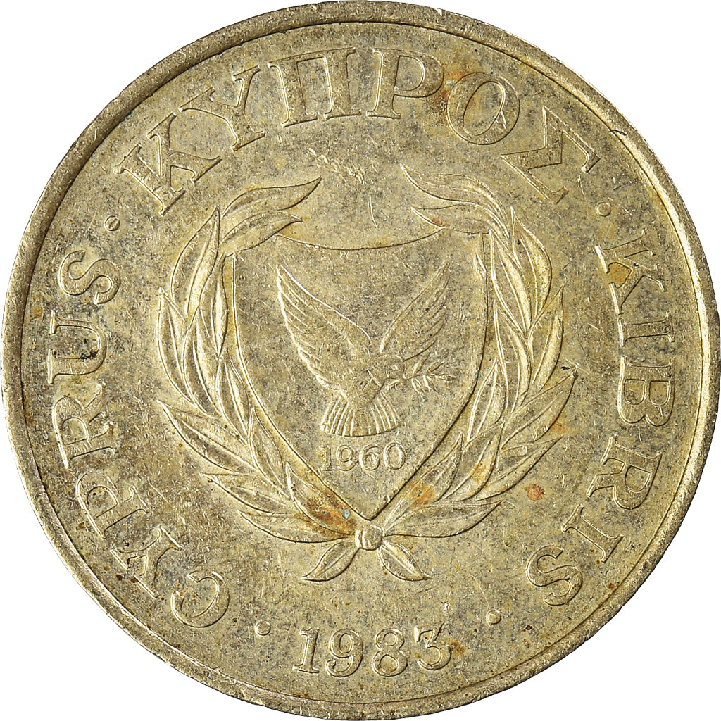 Munten, Cyprus, 5 Cents, 1983