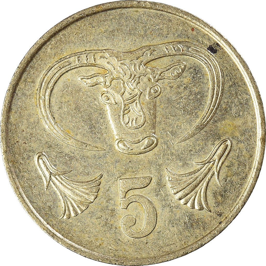 Munten, Cyprus, 5 Cents, 1983