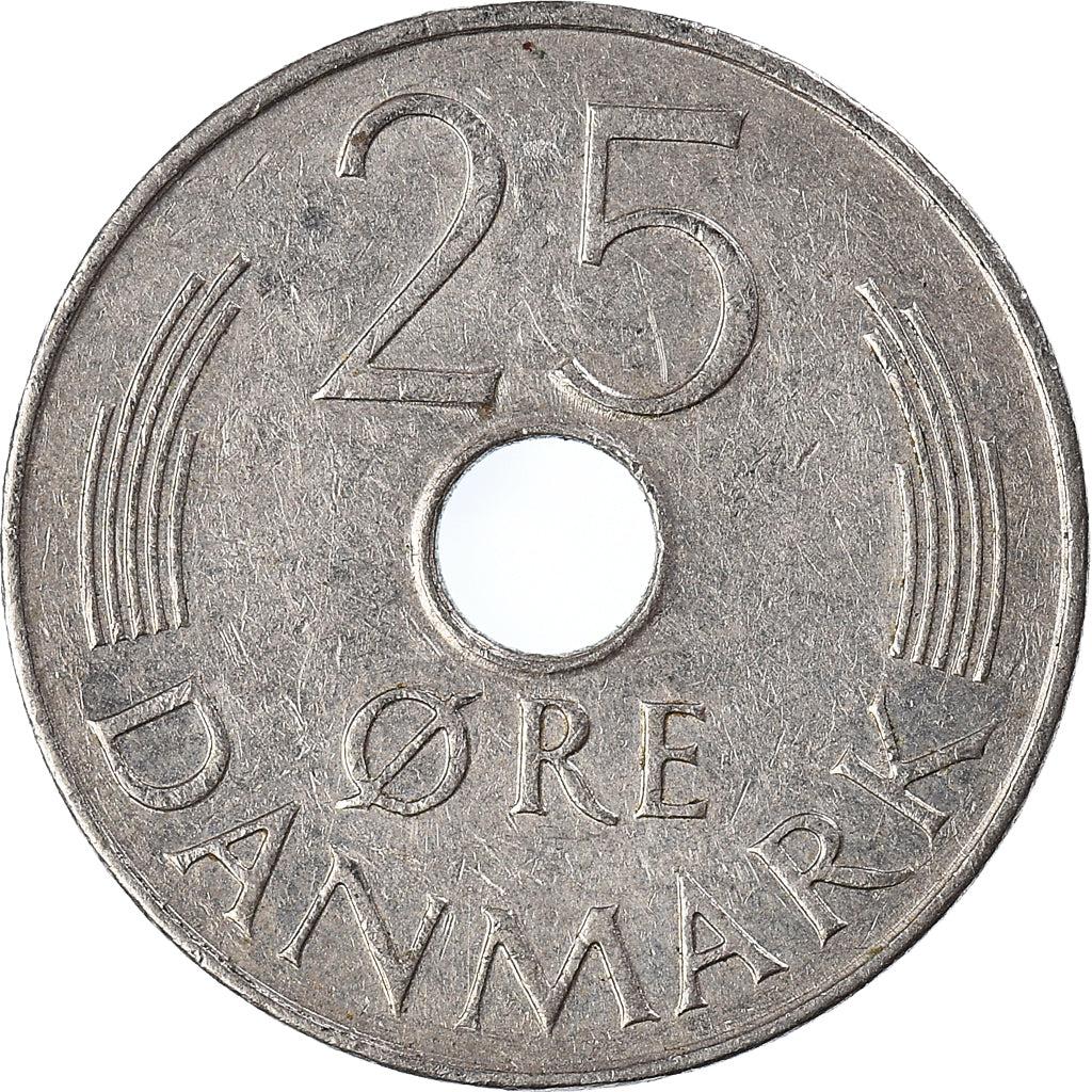 Monnaie, Danemark, 25 Öre, 1973