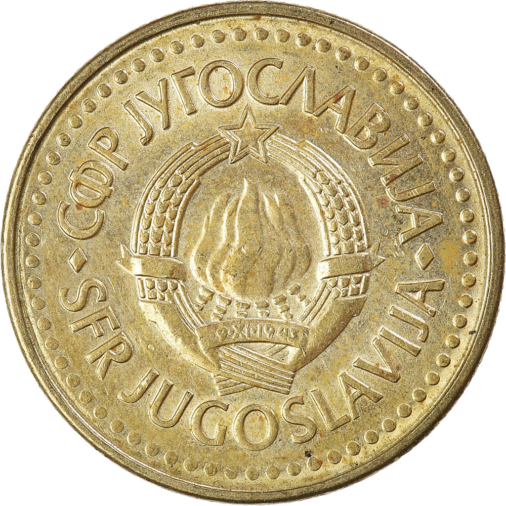 Coin, Yugoslavia, 5 Dinara, 1985
