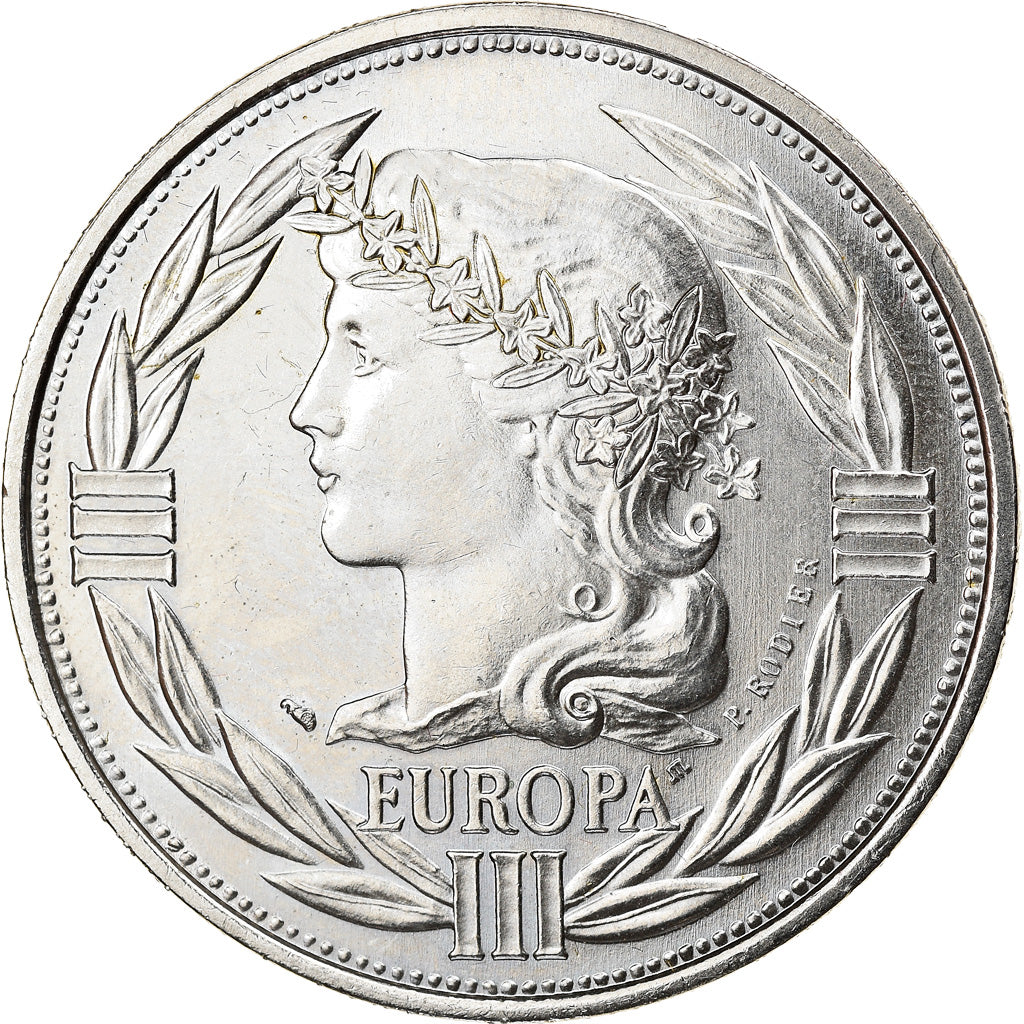 Frankreich, Medaille, Ecu Europa, Marianne, Politics, Society, War, 1990