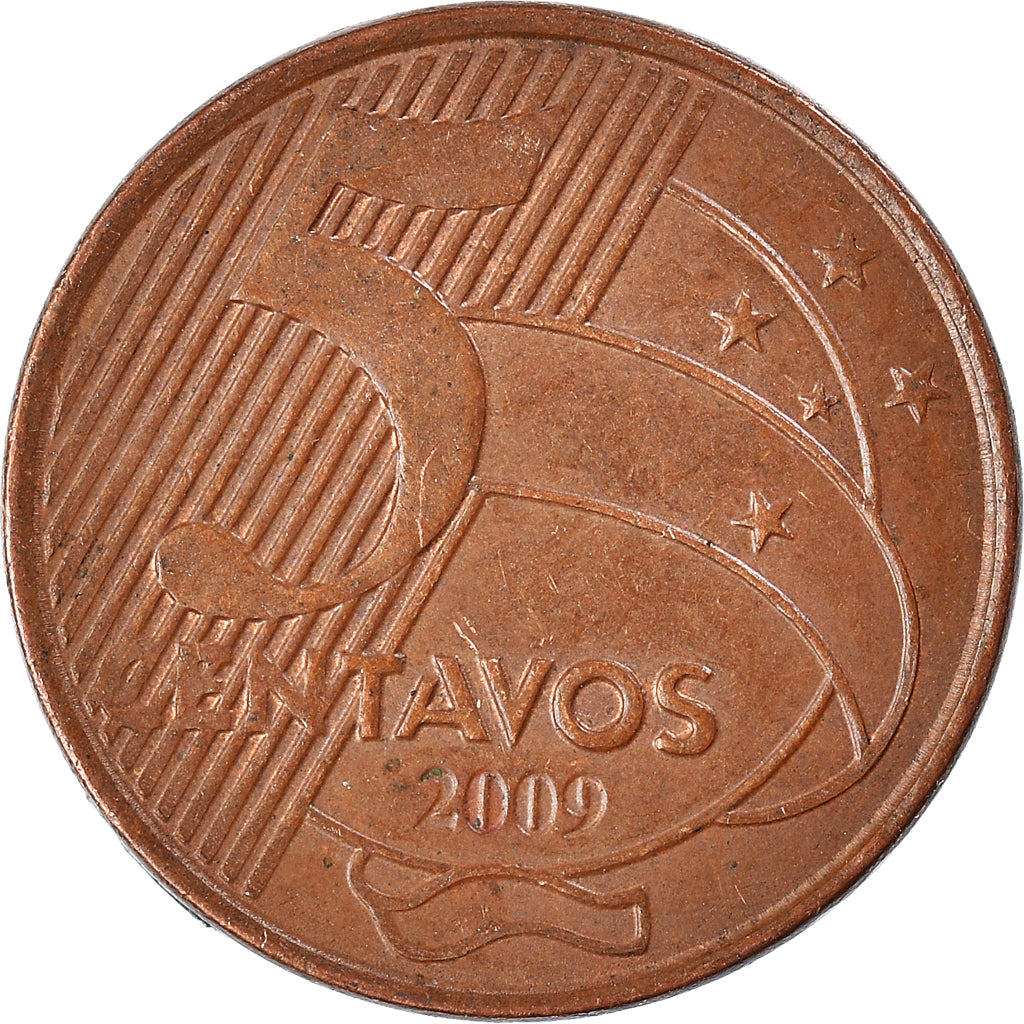 Moeda, Brasil, 5 Centavos, 2009