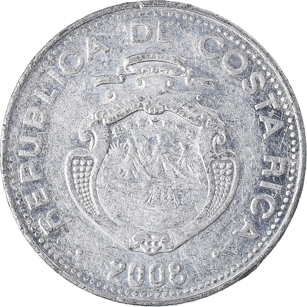 Moneda, Costa Rica, 5 Colones, 2008