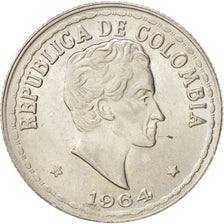 Coin, Colombia, 20 Centavos, 1964, MS(63), Copper-nickel, KM:215.2