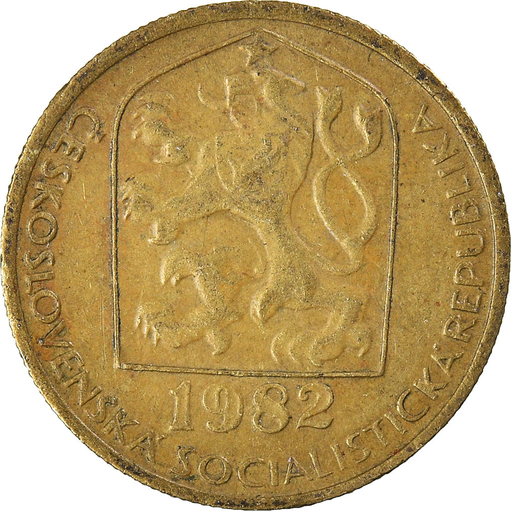 Moneda, Checoslovaquia, 20 Haleru, 1982