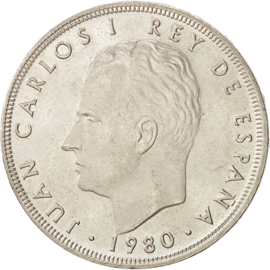 Coin, Spain, Juan Carlos I, 100 Pesetas, 1980, MS(63), Copper-nickel, KM:820