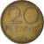 Monnaie, République démocratique allemande, 20 Pfennig, 1969