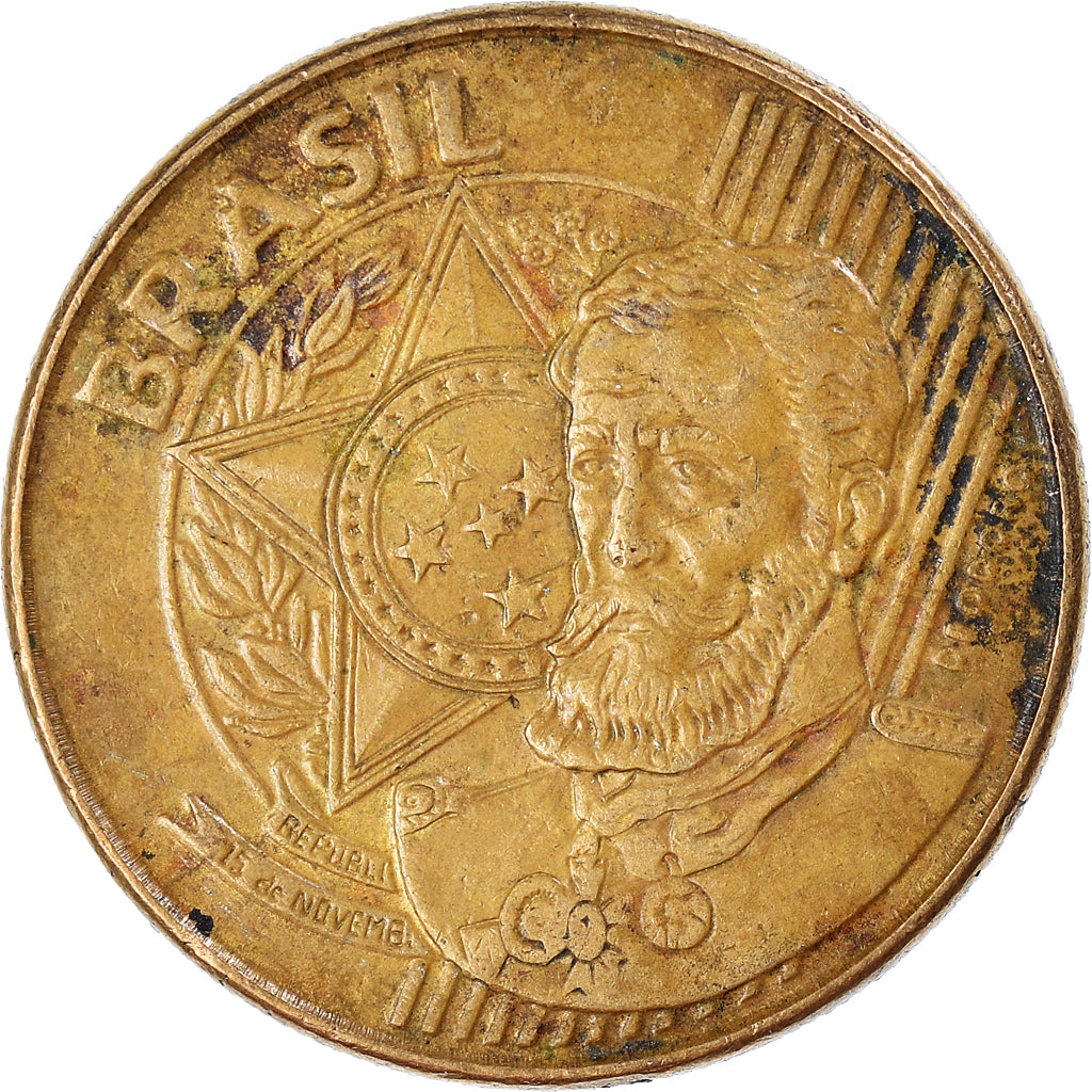 Munten, Brazilië, 25 Centavos, 2008